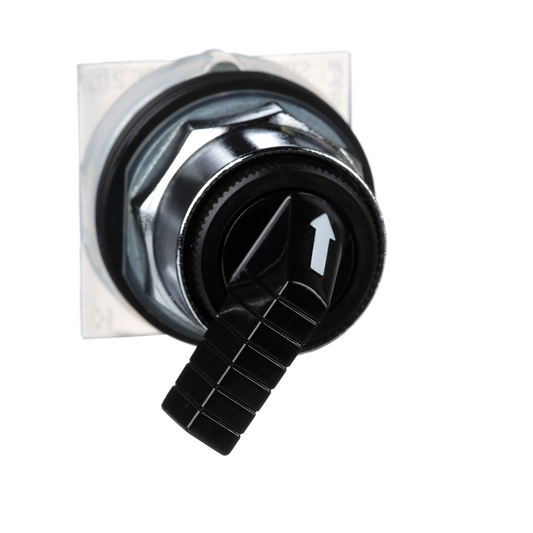 Schneider Electric-9001KS11FB-Harmony 9001K - bouton tournant - Ø30 - 2 pos. à rappel - à crosse - noir