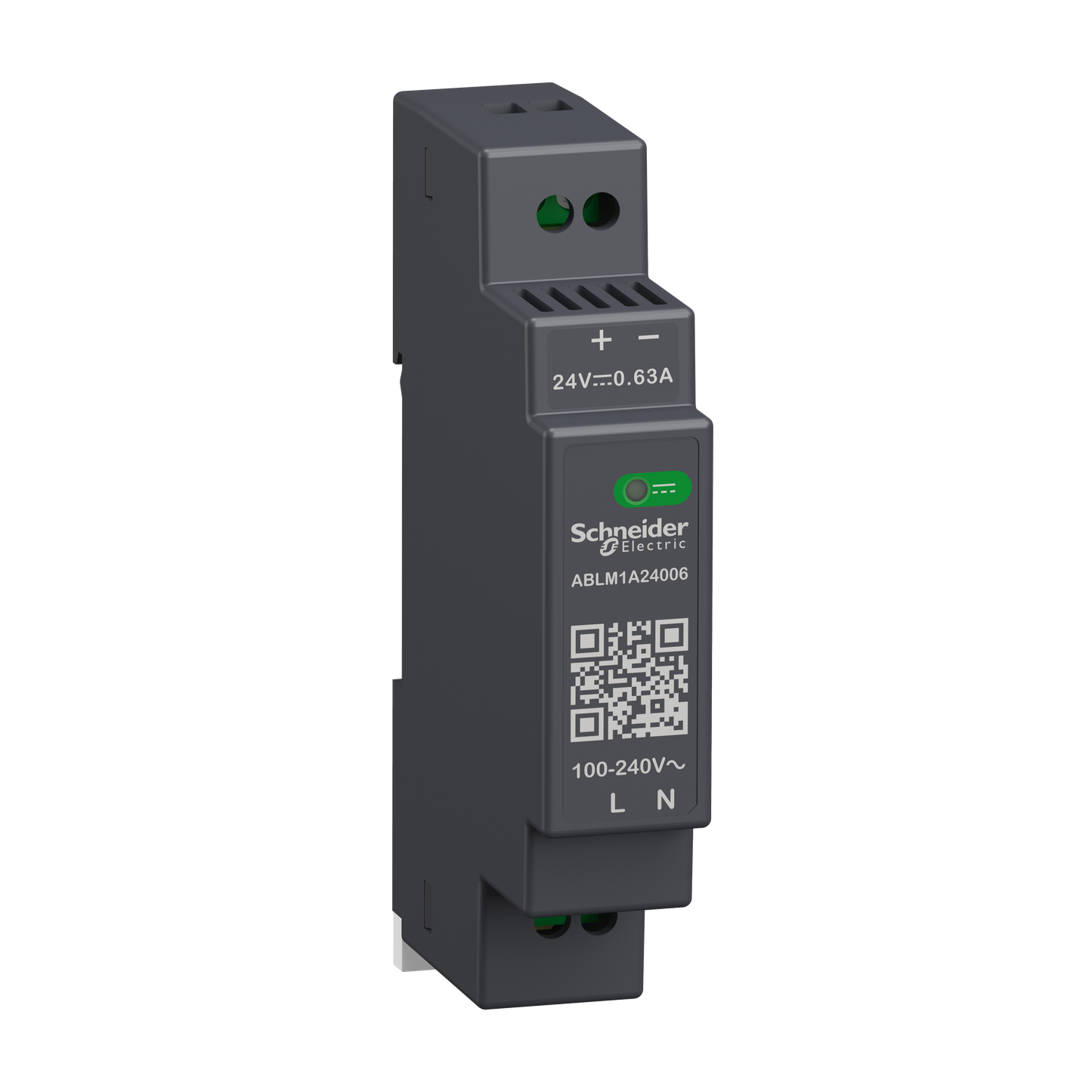 Schneider Electric-ABLM1A24006-Modicon ABL - alimentation à découpage - 0,6A - 100à240Vca mono/biphasé - 24Vcc