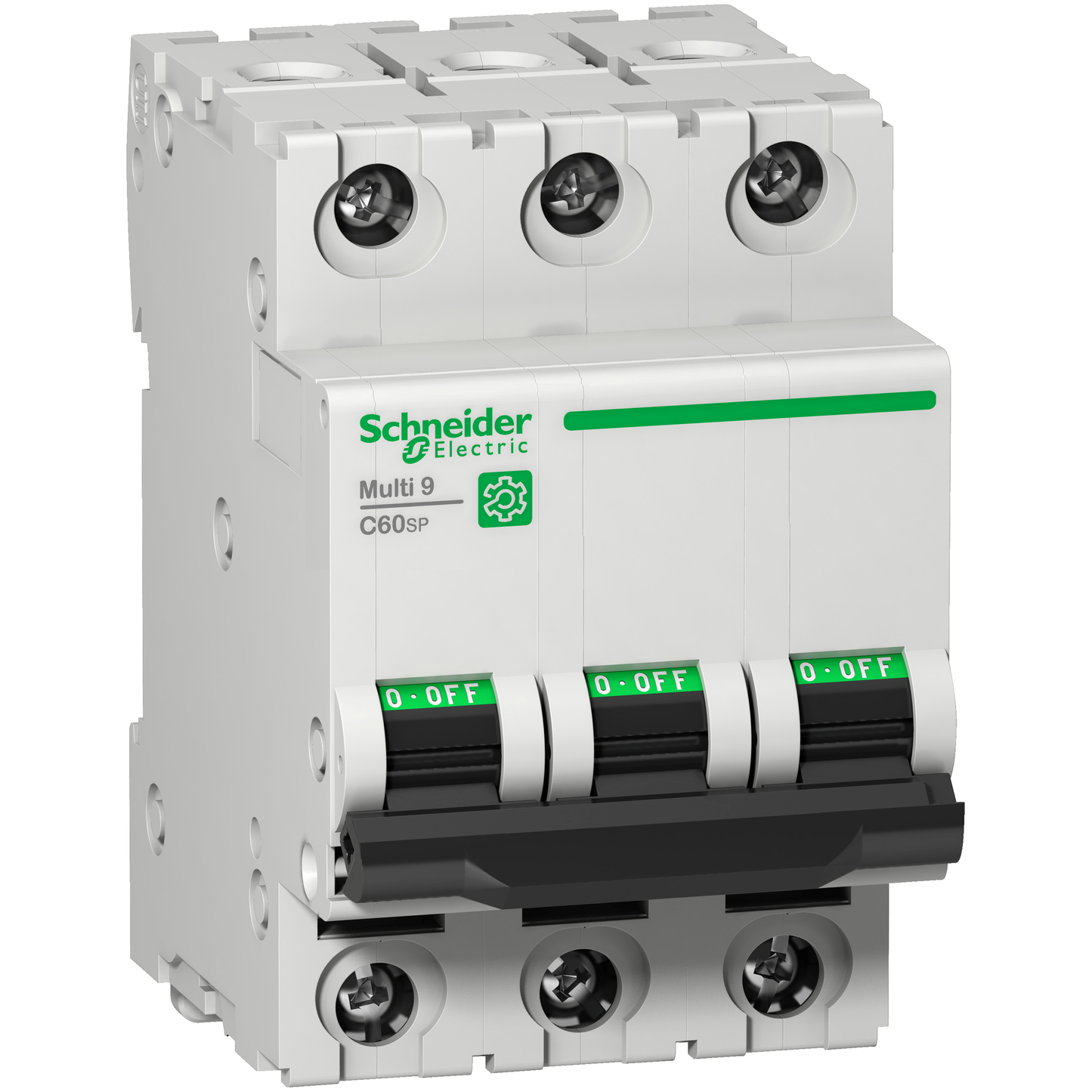 Schneider Electric-M9F23306-Multi9 C60SP - disjoncteur - 3P - courbe D - 6A - 10kA - 480Y/277V - UL1077