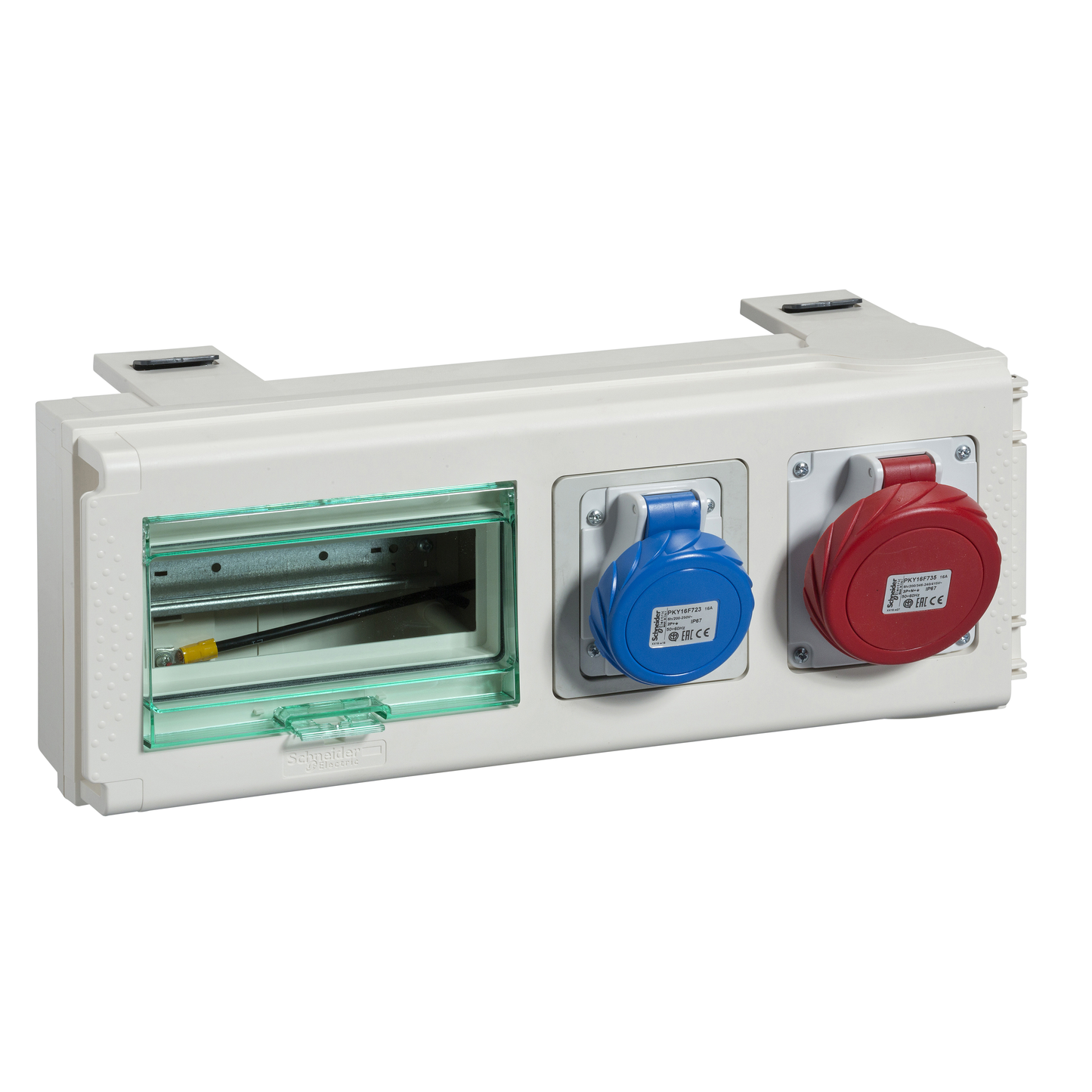 Schneider Electric-KSB32CP35-Canalis KSB - connecteur de dérivation 32A - 2 prises industrielles IEC pour KSB