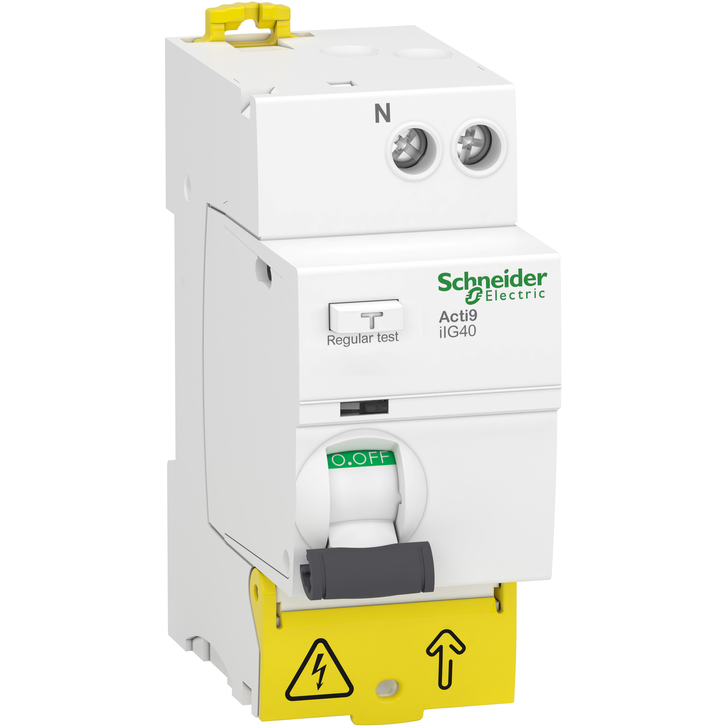 Schneider Electric-A9R77663-Acti9 iIG40 - Inter. diff tête de groupe - 1P+N - 63A - 300mA - Type AC