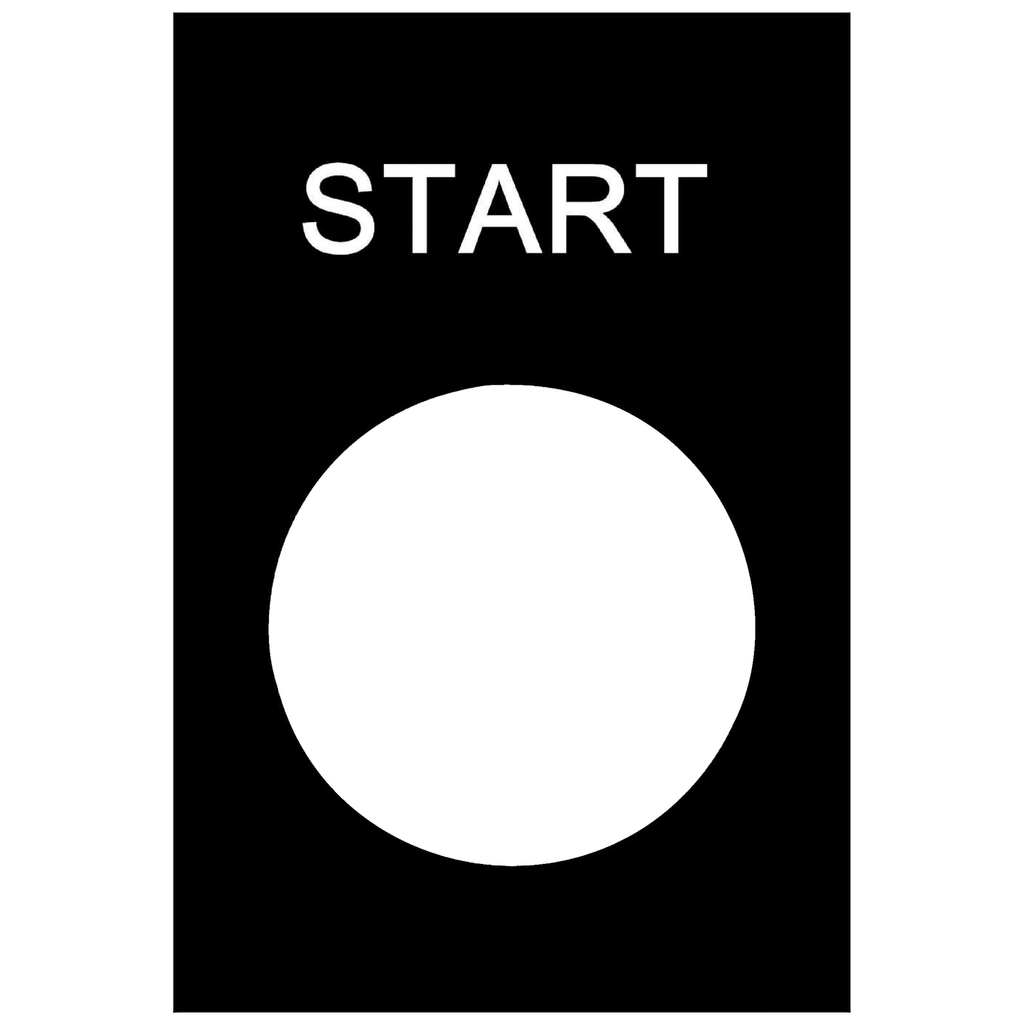 Schneider Electric-ZB2BY2303-ETIQUETTE 30 X 40 MM NOIR