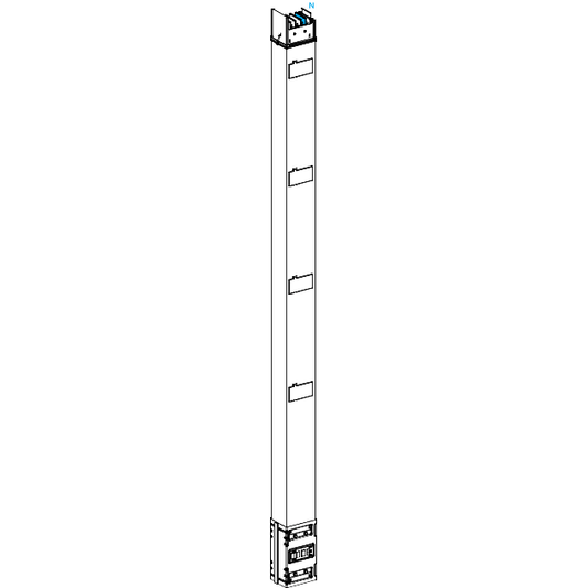 Schneider Electric-KSA800EV4254-Canalis KSA - colonne montante 800A - 2.5 m - 4 trappes de dérivation