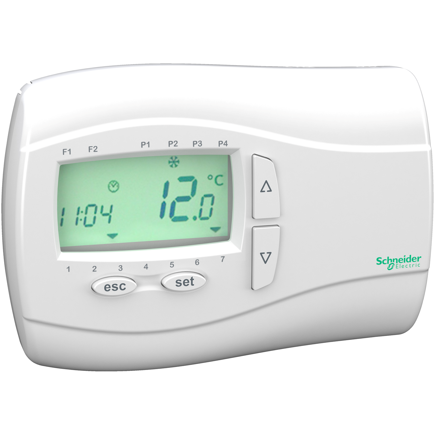 Schneider Electric-TM171DWAL2U-M171 OPT. WALL THERMOSTAT WO BACKLIGHT