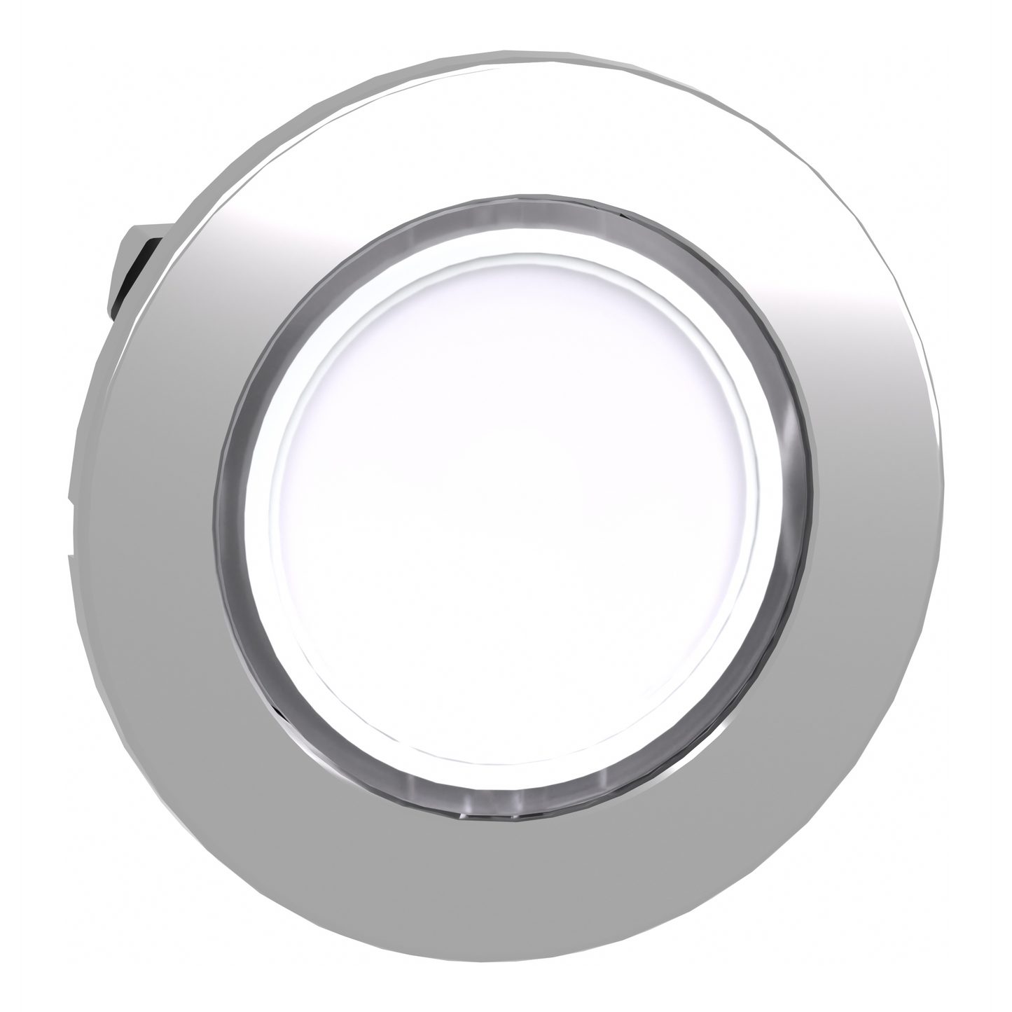 Schneider Electric-ZB4FW313-tête BP lum flush blanc
