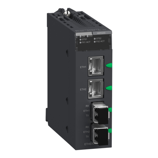 Schneider Electric-BMXNRP0200-X80 CONVERT FIBRE MM RJ45