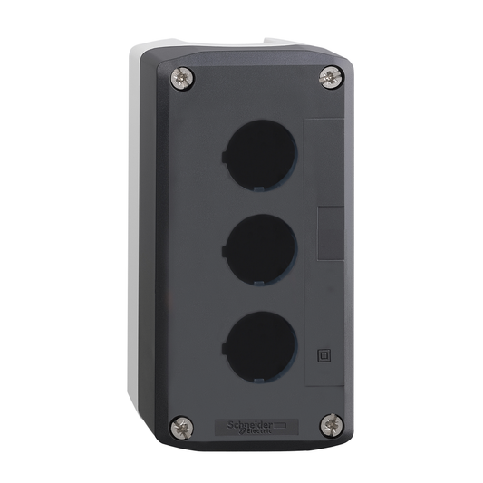 Schneider Electric-XALD03CUST01-Harmony - box - XALD - 3 holes printed - poste de commande