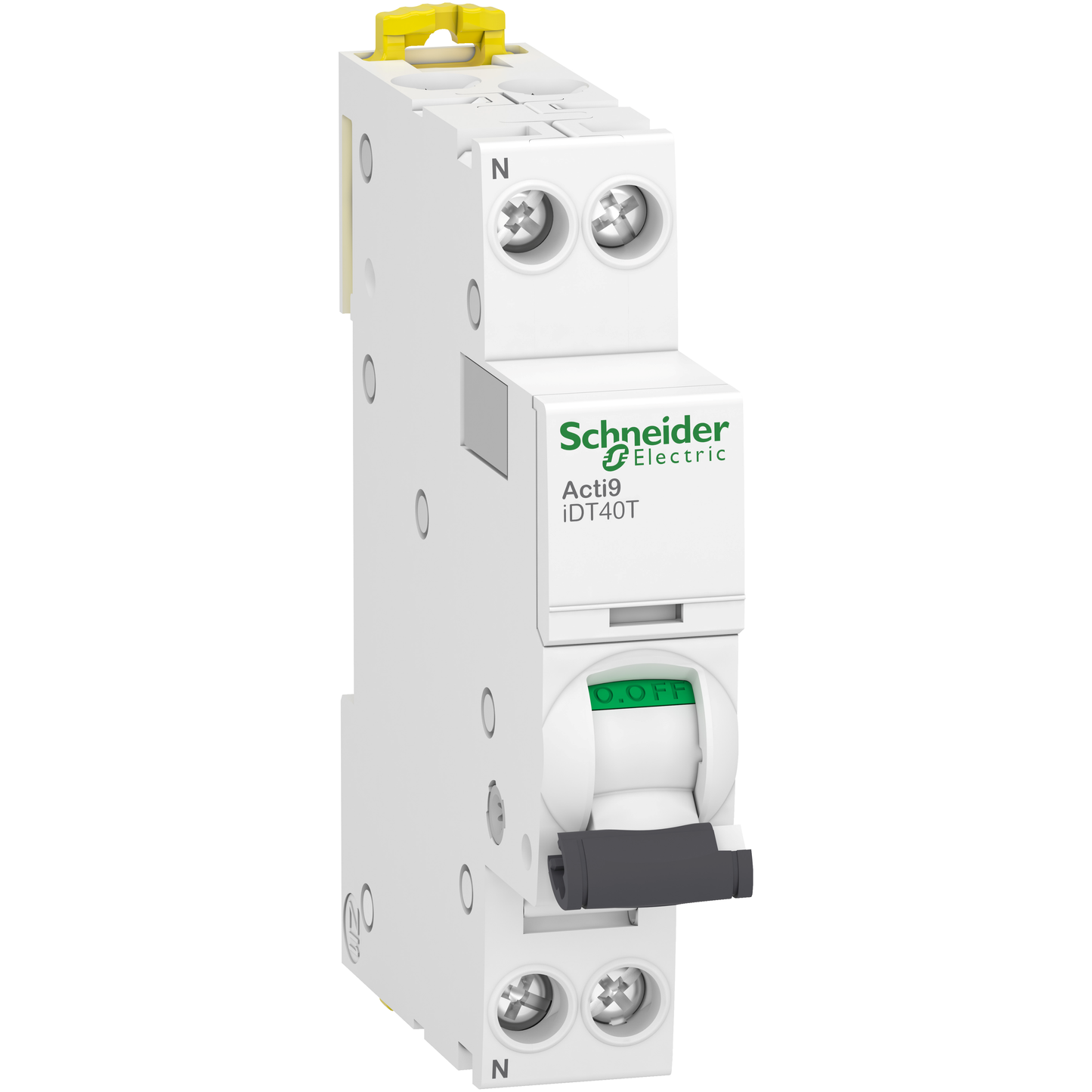 Schneider Electric-A9P22640-Acti9 iDT40T - Disjoncteur modulaire - 1P+N - 40A - Courbe C - 4500A/6kA