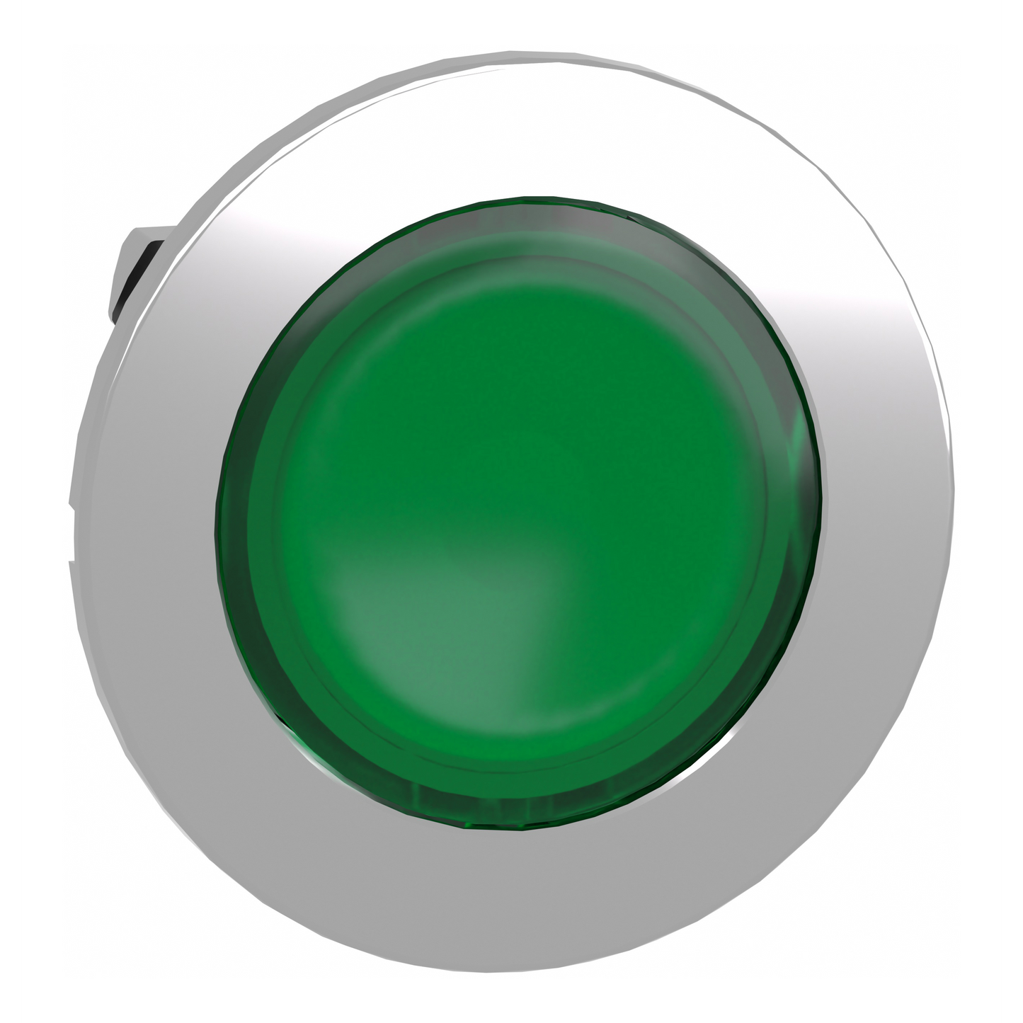 Schneider Electric-ZB4FW333-Harmony XB4 - tête bouton poussoir lum DEL - flush - vert