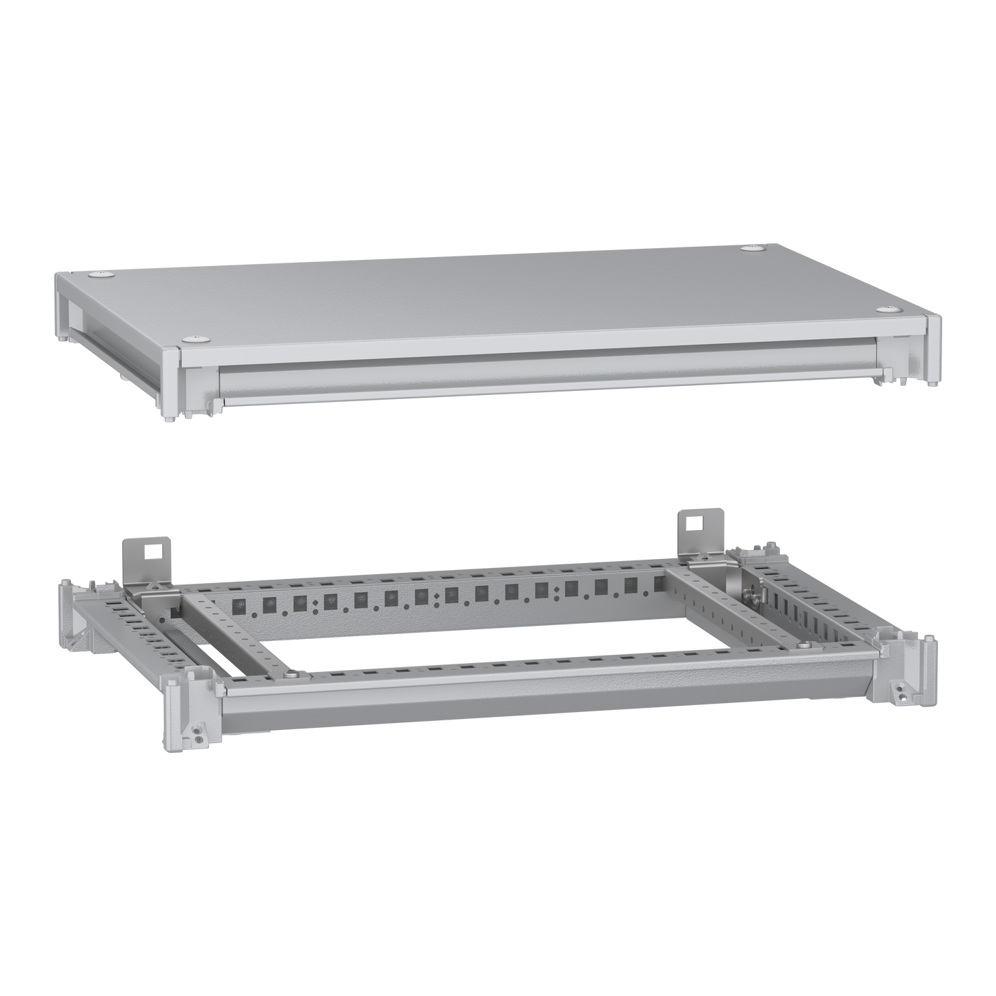Schneider Electric-NSYSFNC64-PanelSeT SFN Kit - cadre supérieur et inférieur - 600x400 mm (Hxl)