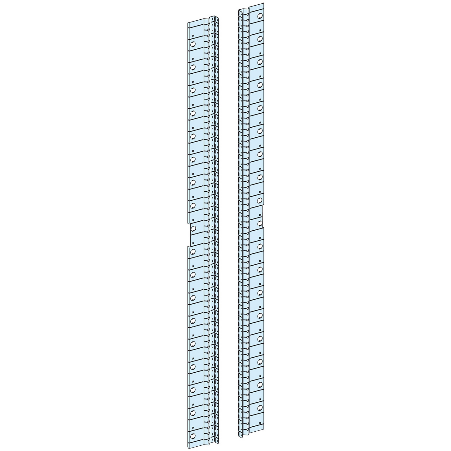 Schneider Electric-LVS04943-PrismaSeT P - Support arrière séparateur - Forme 3