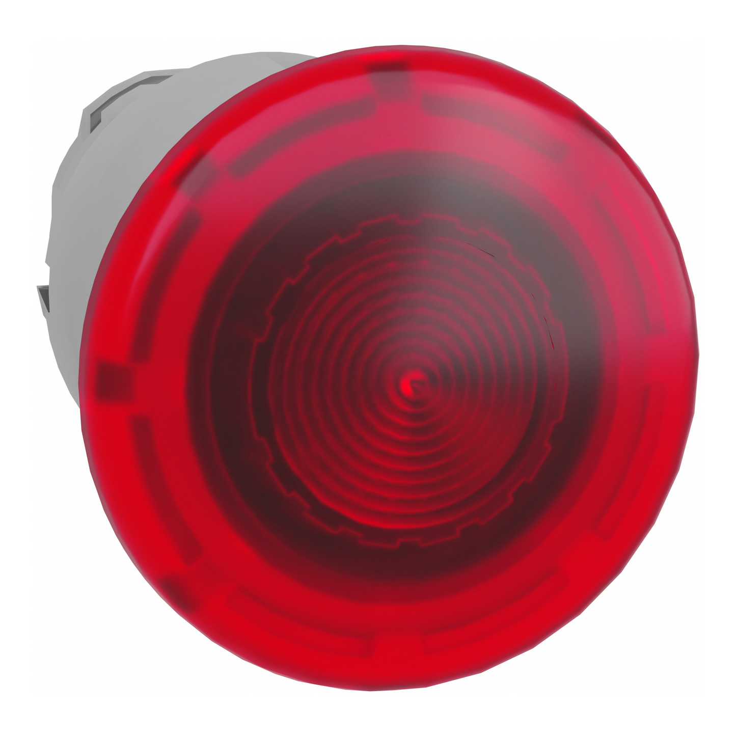 Schneider Electric-ZB4BW643-Harmony XB4 - tête bouton coup de poing lumin DEL - Ø40 - pousser tirer - rouge