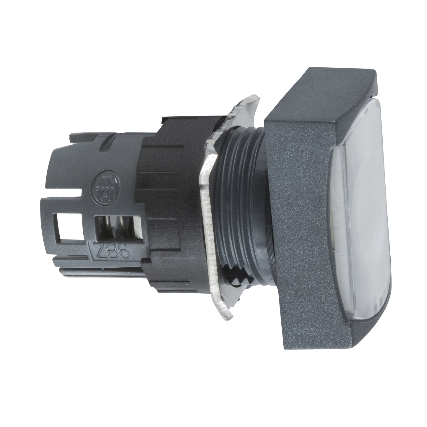Schneider Electric-ZB6DW1-Harmony ZB6 - tête rect. pour bouton-poussoir lumineux - Ø16mm - blanc