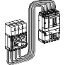 Schneider Electric-31072-Compact INV400-630 amont/NSX400 aval - liaison souple - vertical - côte à côte