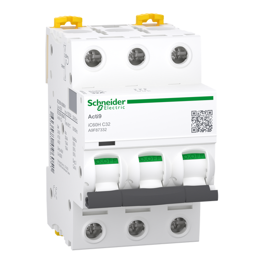Schneider Electric-A9F87332-Acti9 iC60H disj 3P 32A crbe C
