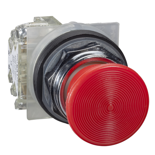 Schneider Electric-9001KR24RH13-Harmony 9001K - bouton-pous. - Ø30 - rouge - coup-de-poing Ø35