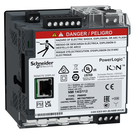 Schneider Electric-METSEPM8244-Centrale de mesure PM8244