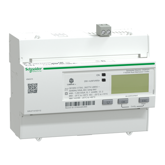 Schneider Electric-A9MEM3375-Compteur triphasé iEM3375