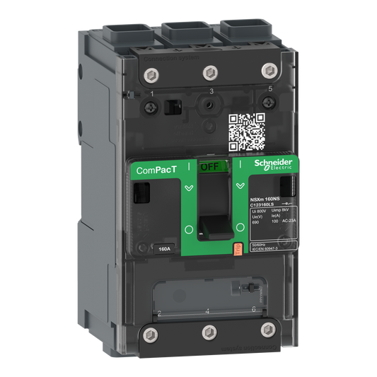 Schneider Electric-C123160LS-ComPacT NSXmNA - interrupteur-sectionneur - 160A - 3P - borne EverLink