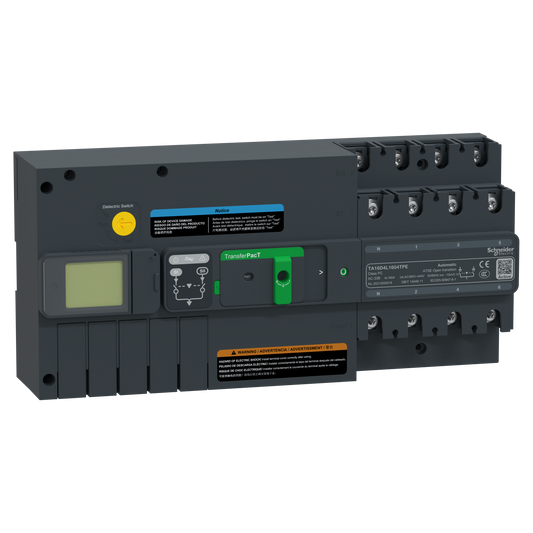 Schneider Electric-TA16D4L1604TPE-TAA160 160A 4P AUTO LCD 400V