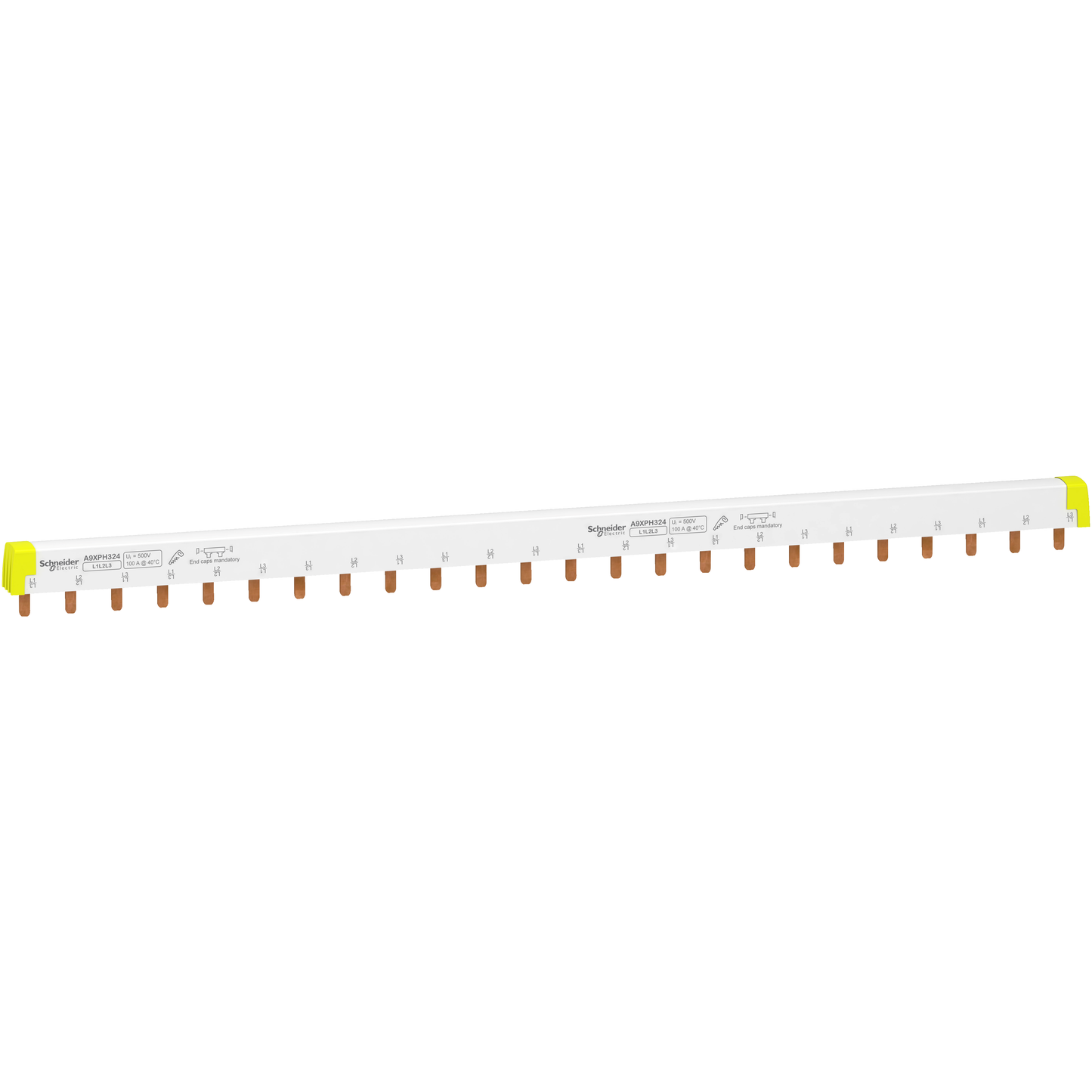 Schneider Electric-A9XPH324-Acti9 iC60 - peigne à dents - 3P - 100A - 24 modules de 18mm