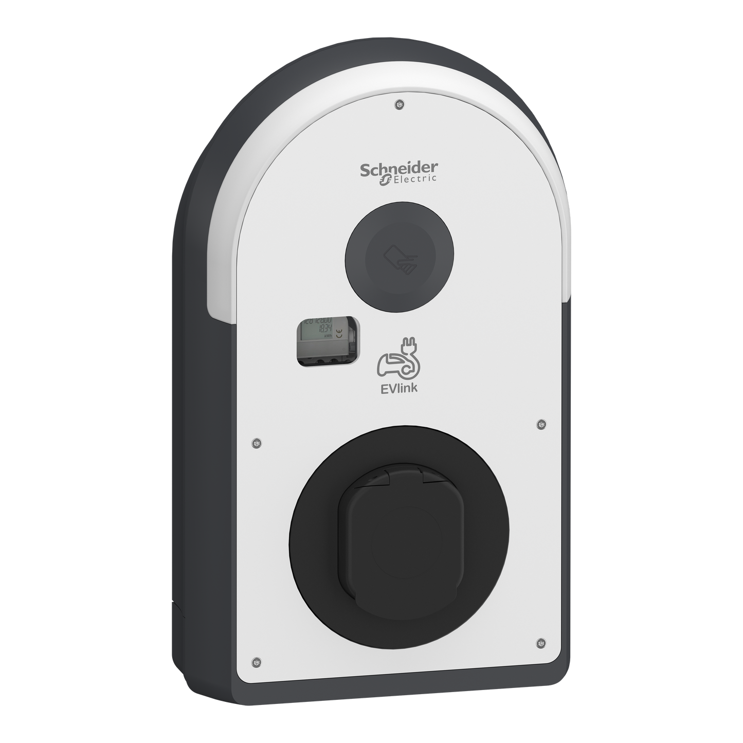 Schneider Electric-EVB3S22N40MR-EVlink Pro AC 3PH-22 kW-32A-1prise T2S-RCD Type B EV+MNx+MID