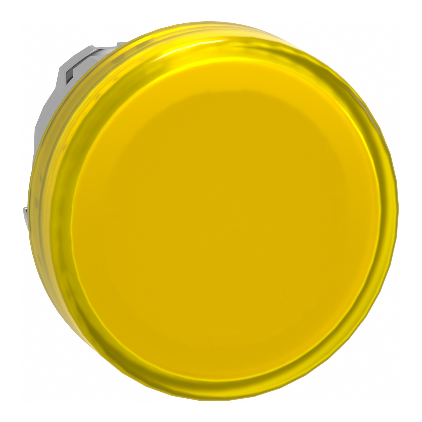 Schneider Electric-ZB4BV083E-Harmony XB4 - tête voyant lumineux DEL - Ø22 - lisse - pour étiquette - jaune