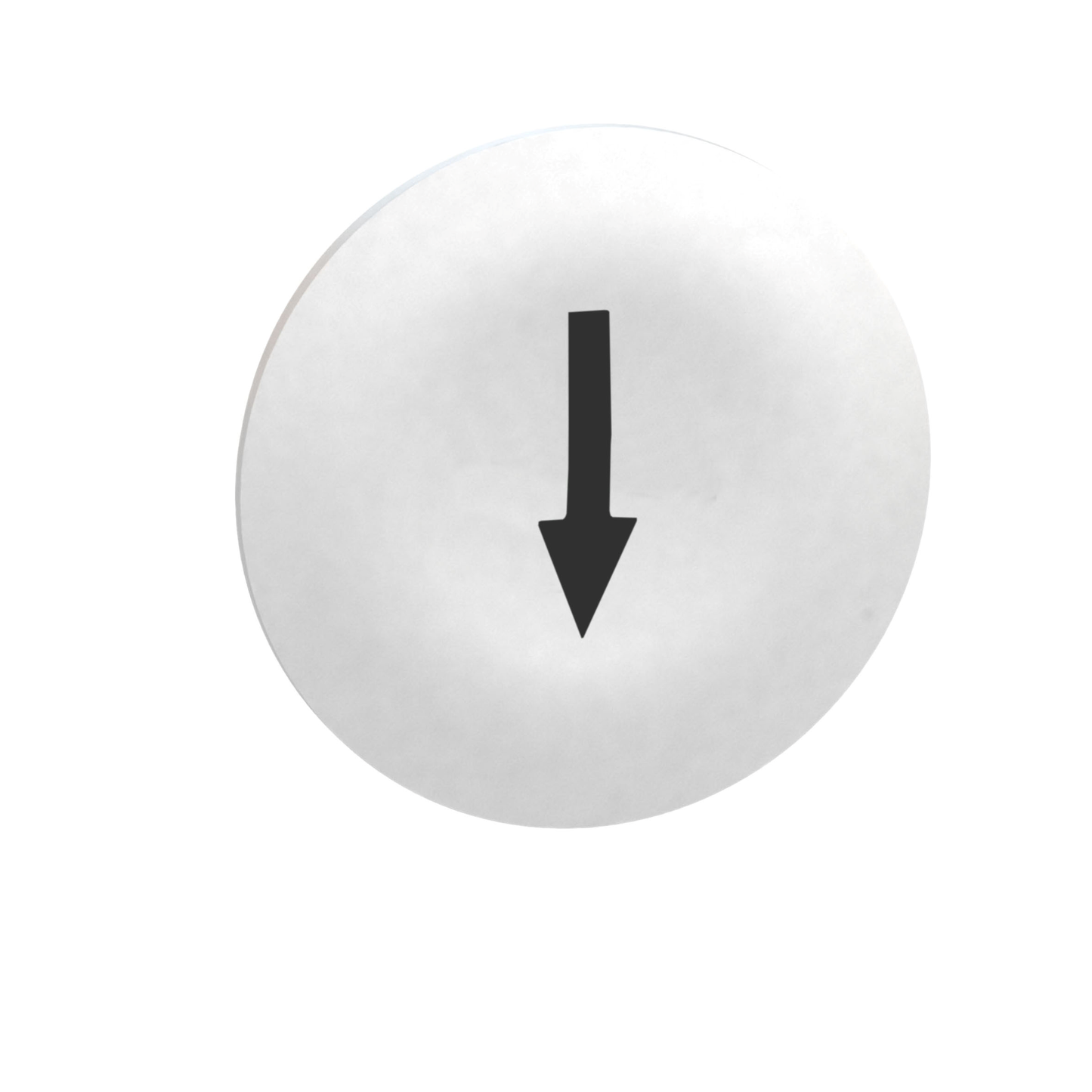 Schneider Electric-ZBA7134-Harmony capsule de bouton-poussoir blanc - flèche de repérage noire
