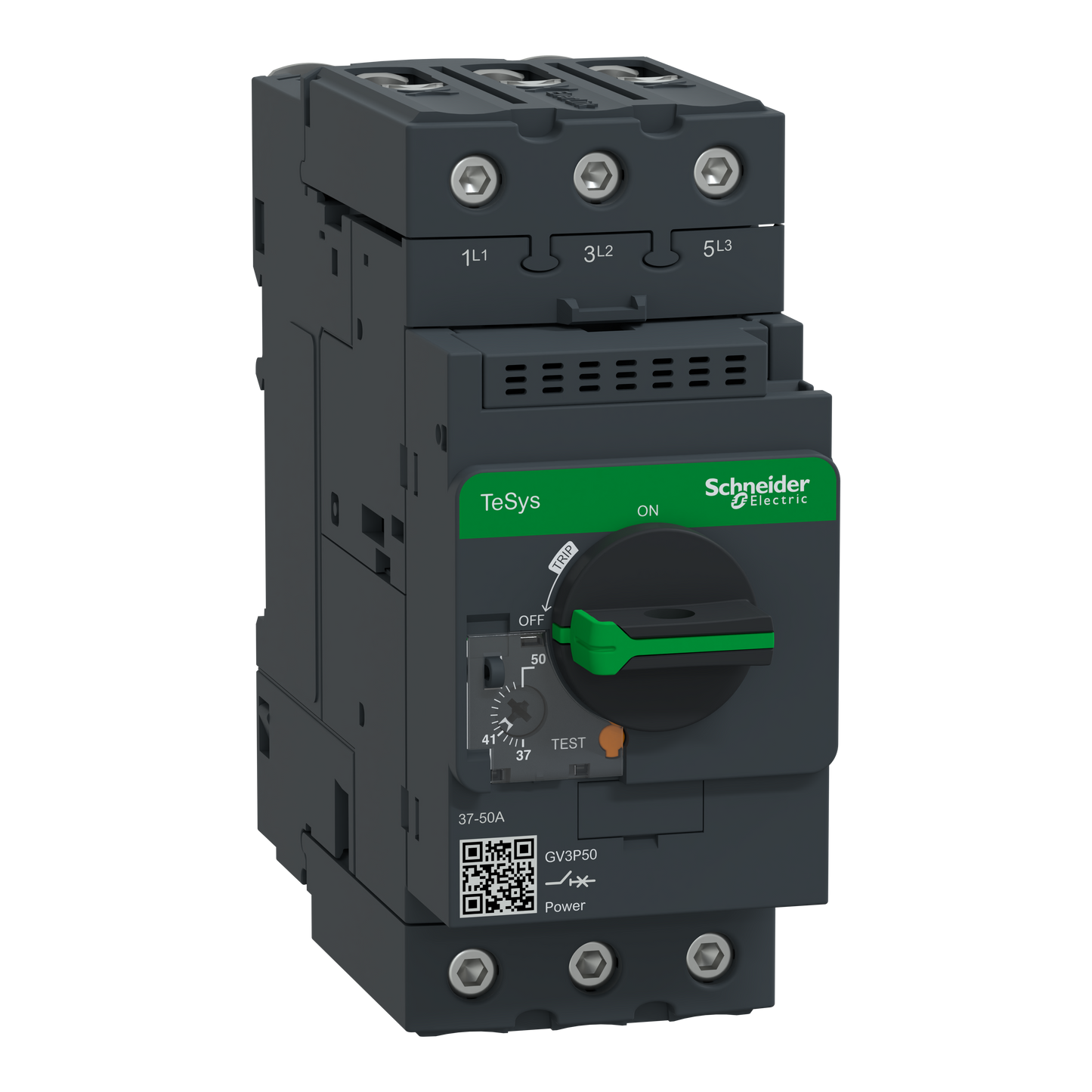 Schneider Electric-GV3P50-TeSys GV3 - disjoncteur moteur - 50A - 3P 3d - déclencheur magnétique