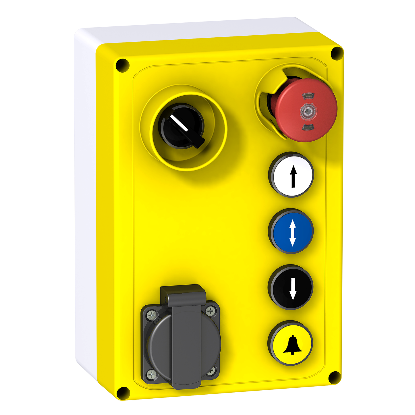 Schneider Electric-XALFP6003E-COFFRET JAUNE AU EN81, BP