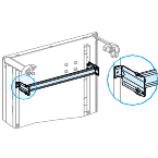Schneider Electric-LVS03002-PrismaSeT G - Rail réglable appareil modul. - Coffret ou armoire L600