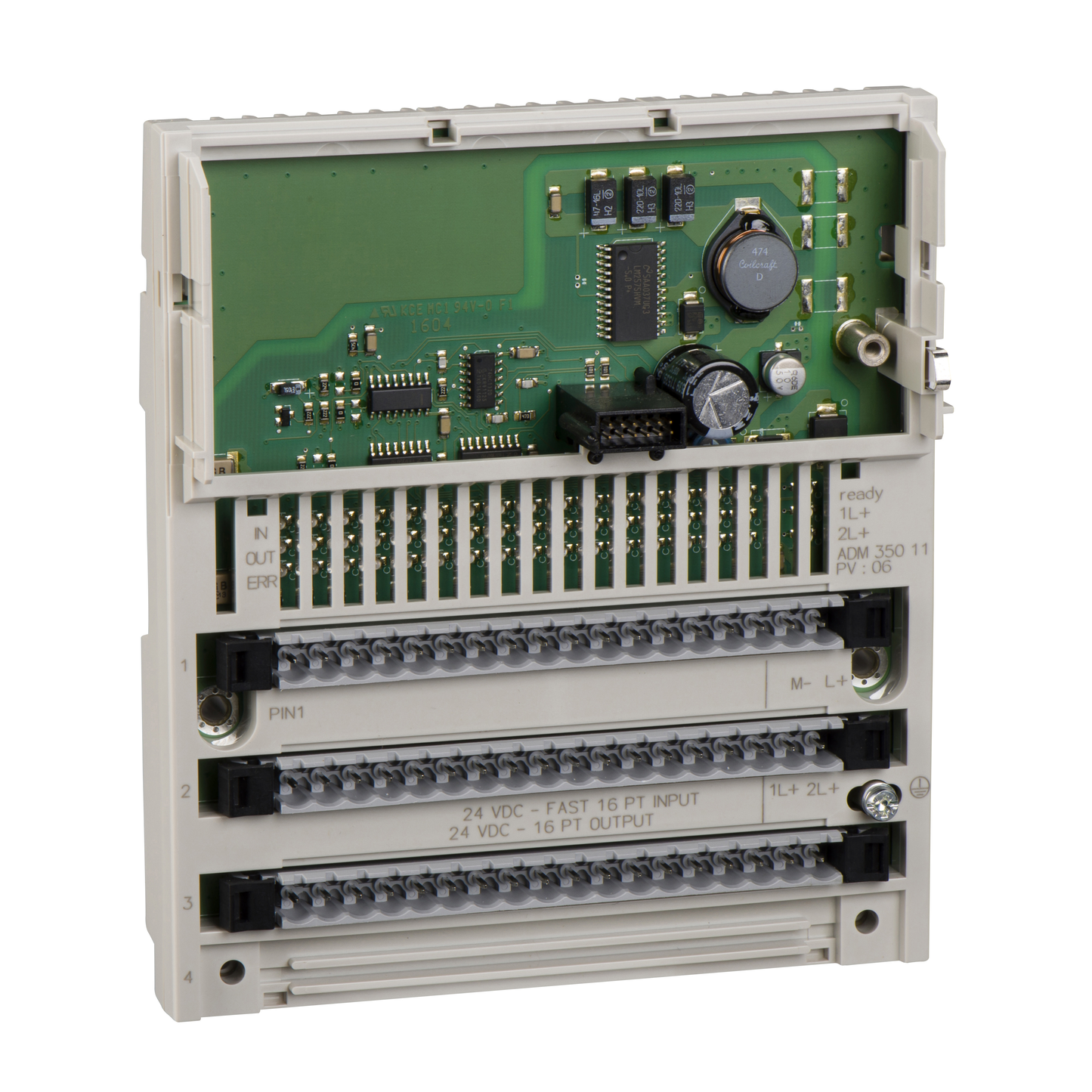 Schneider Electric-170ADM37010-Modicon Momentum - module E/S TOR - transistorisé 16 entrées 24Vcc - 8 sorties
