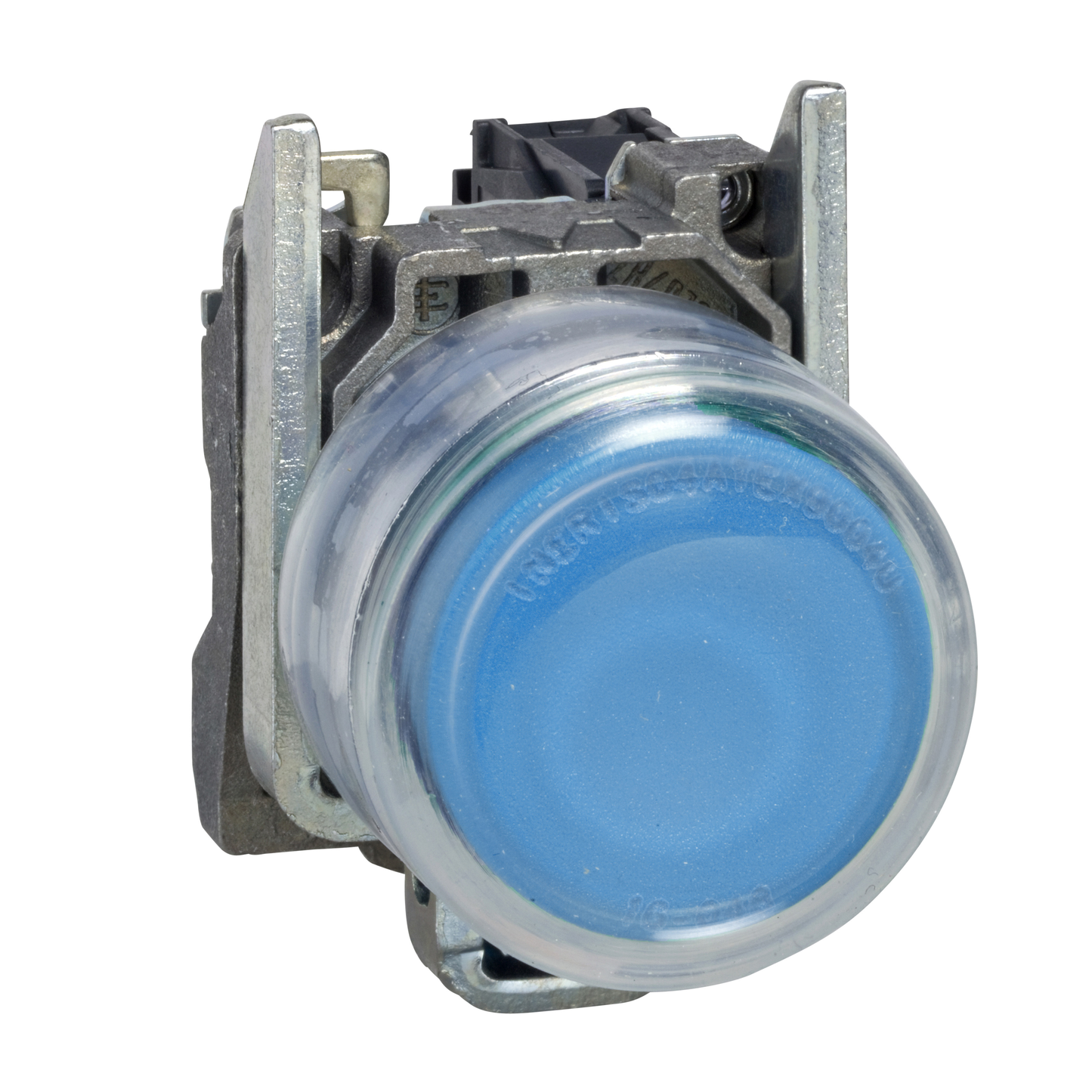 Schneider Electric-XB4BP61-Harmony XB4 - bouton poussoir à impuls - Ø22 - capuchonné - bleu - 1F - vis étr