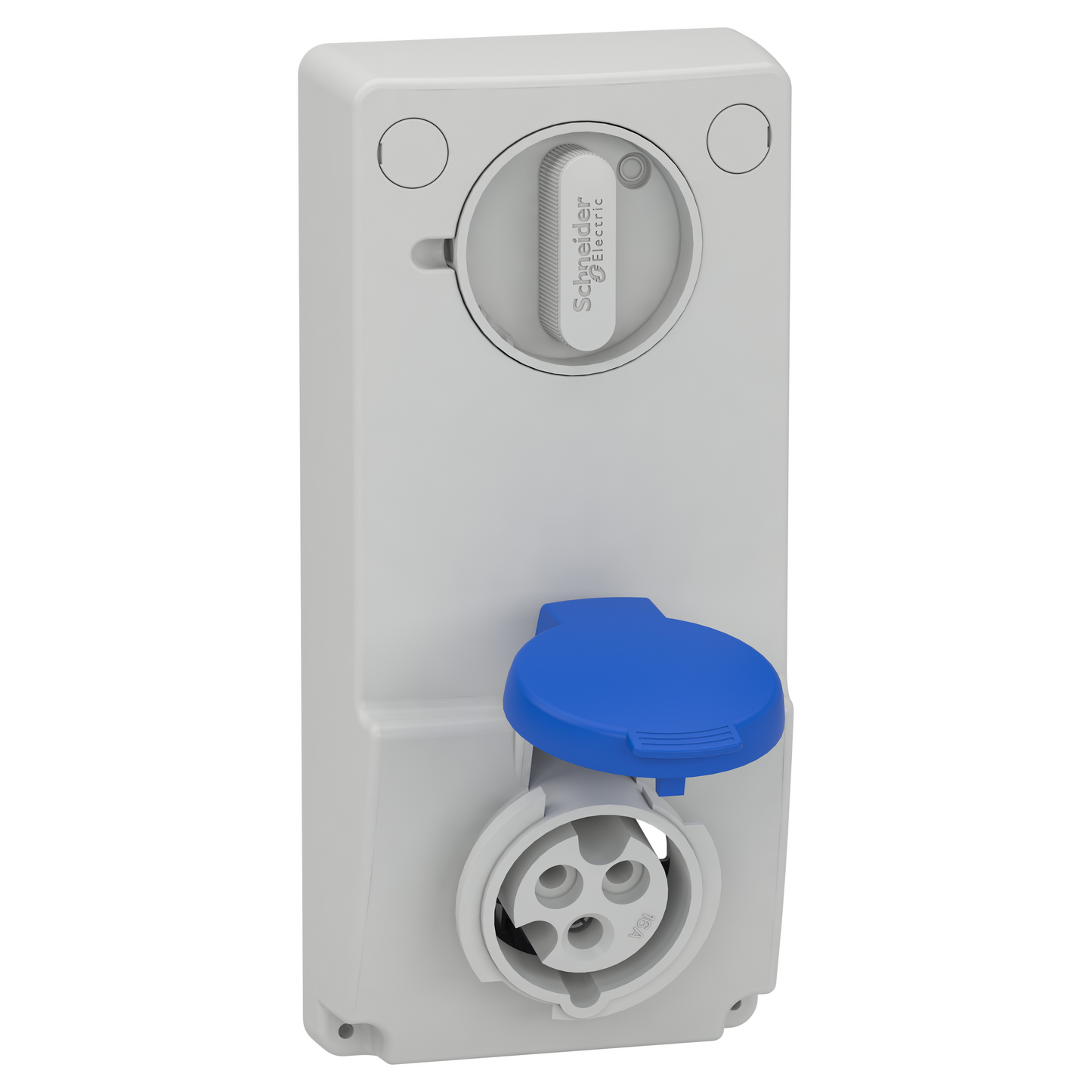 Schneider Electric-82031-Mureva - prise verrouillable - 16 A 2P+T - 200-250 V CA IP44 - sur panneau