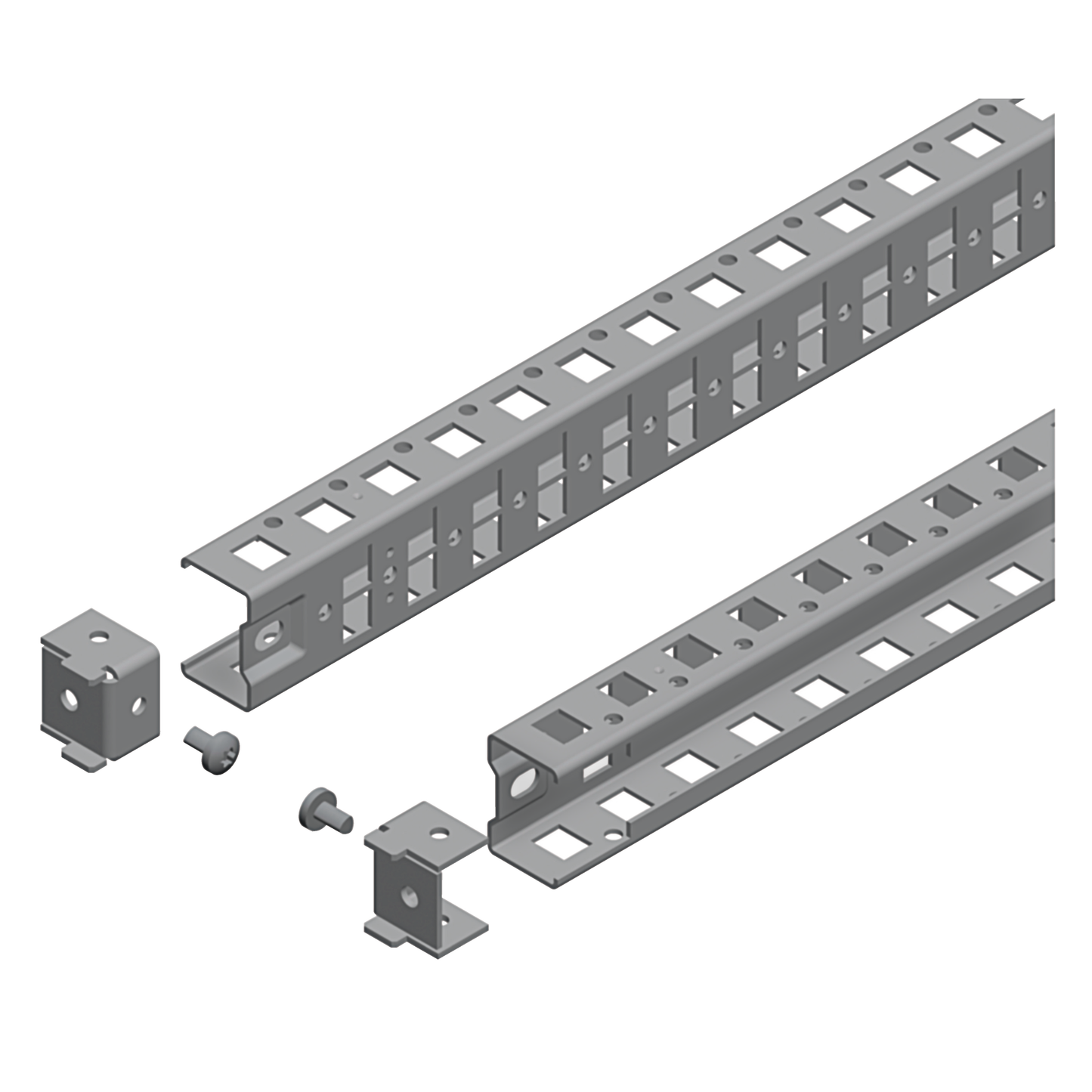Schneider Electric-NSYSUCR4070-PanelSeT - Thalassa - 2 traverses universelles - 1 rangée - 40x700mm
