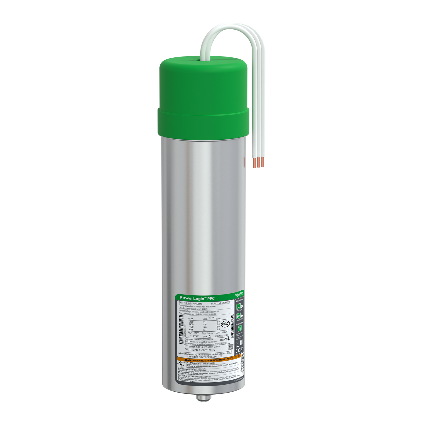 Schneider Electric-BLRCH050A060B40-VarPlusCAN condensateur HDY 5kvar 400V