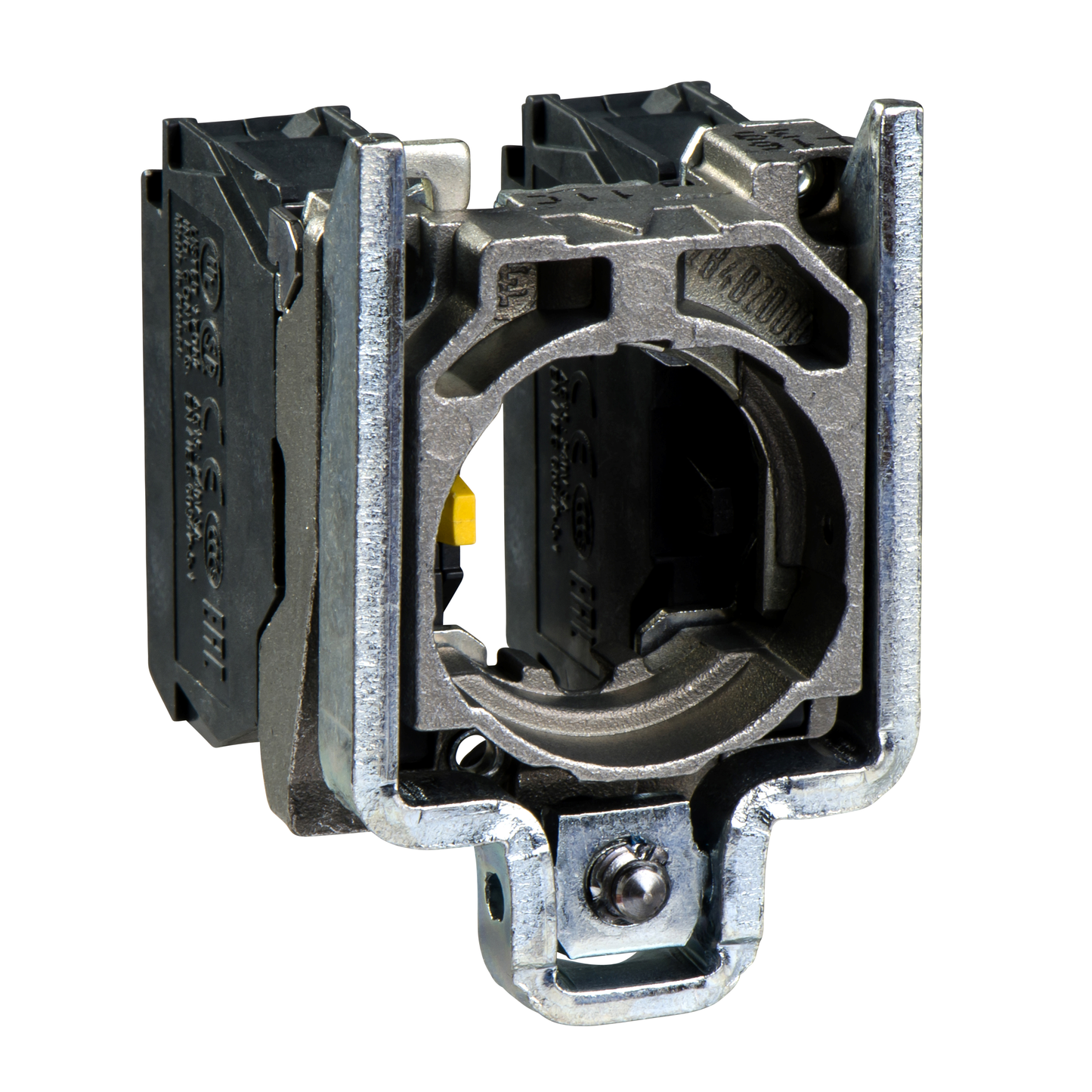 Schneider Electric-ZB4BZ106-Harmony XB4 - corps de bouton - 1O+1F - chevauchants - raccordem bornes ressort