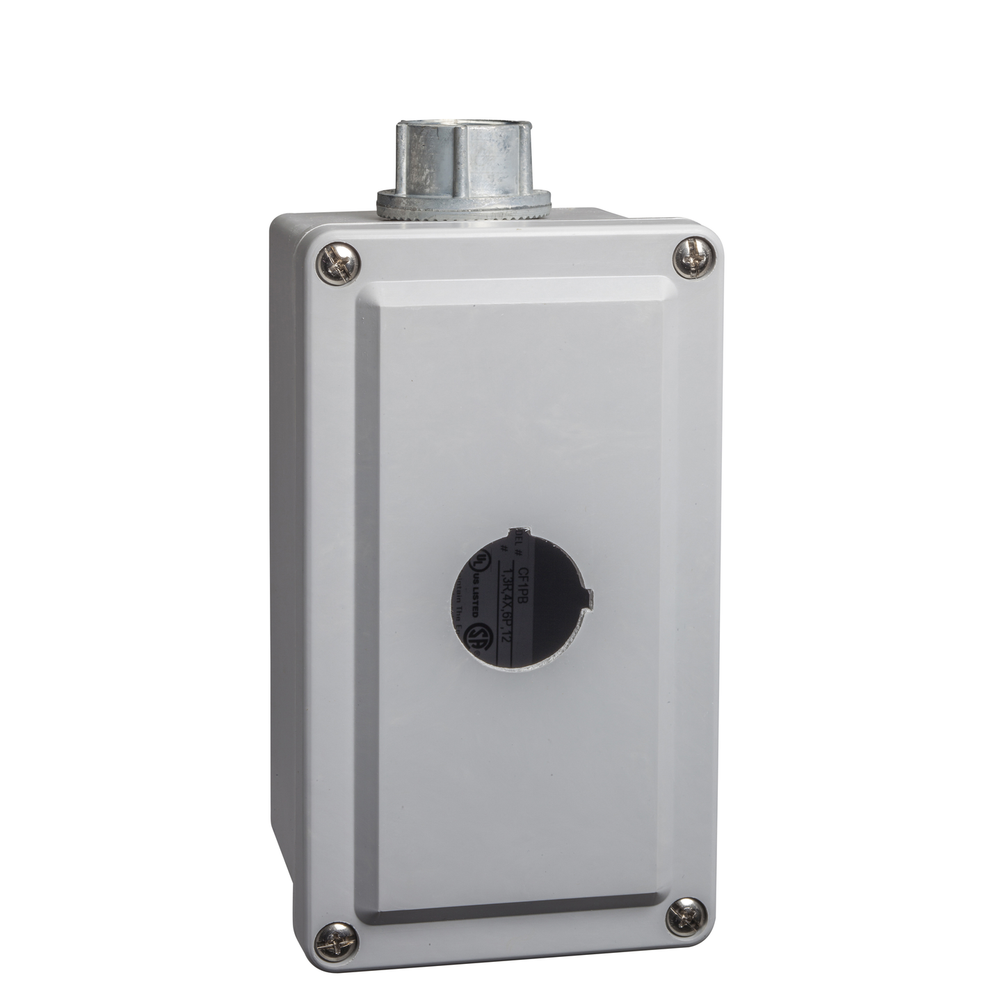 Schneider Electric-9001TY1-Harmony - Boite aluminium vide ouverture de conduit m25 un trou