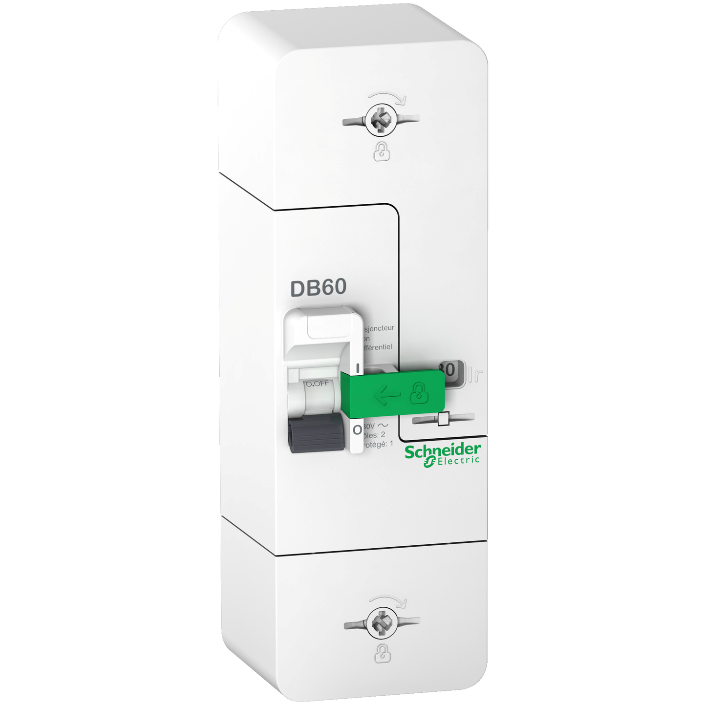 Schneider Electric-R9FN645-Resi9 DB60 - Disjoncteur Branchement - 1P+N - 15/30/45A - non différentiel