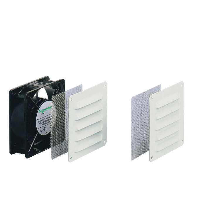 Schneider Electric-NSYCVF54M230MM2-ClimaSys - ventilateur - 54m3/h - 230V - avec 2 grilles et 2 filtres