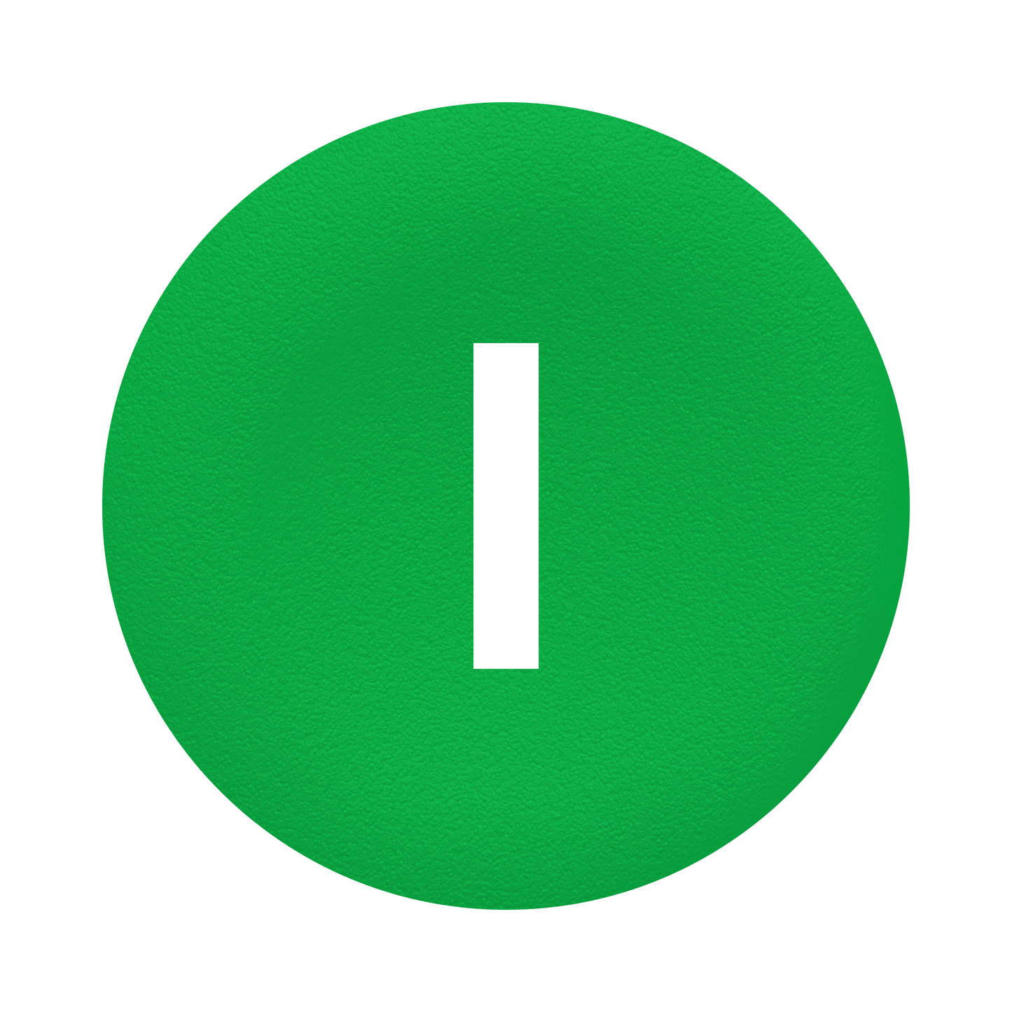 Schneider Electric-ZBAF331-Harmony - capsule pr bouton poussoir - Ø22 - affleurant lisse - 'I' - vert