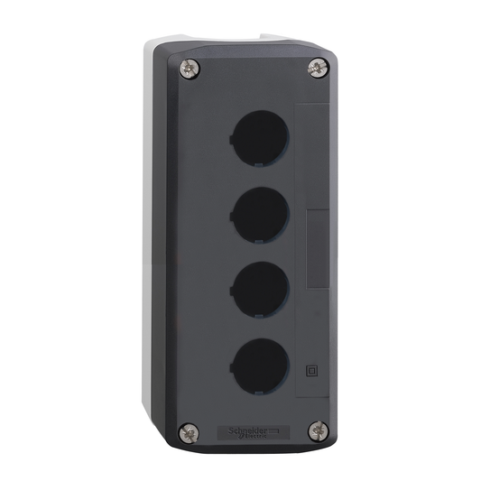 Schneider Electric-XALD04CUST01-Harmony - box - XALD - 4 holes printed - poste de commande