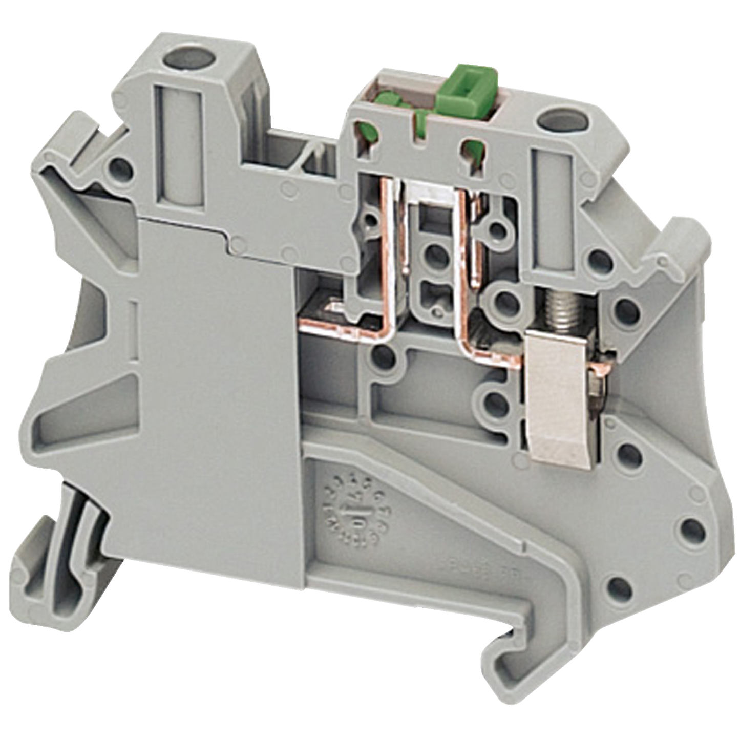 Schneider Electric-NSYTRV42SC-Borne à vis - sectionnable à couteau - 2 points - 4mm² - gris