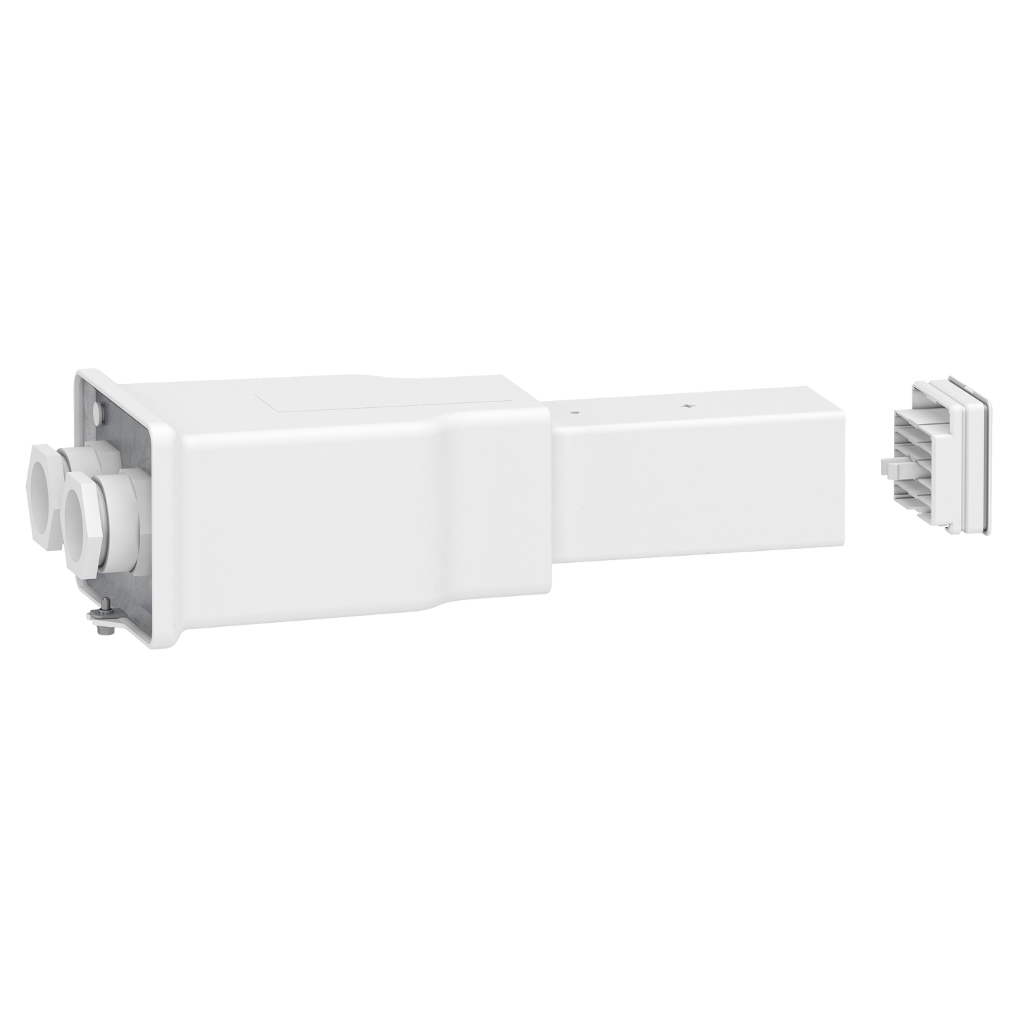 Schneider Electric-KBB40ABG44W-Canalis KBB - embout d'alimentation - 40A - montage gauche & droite - métal