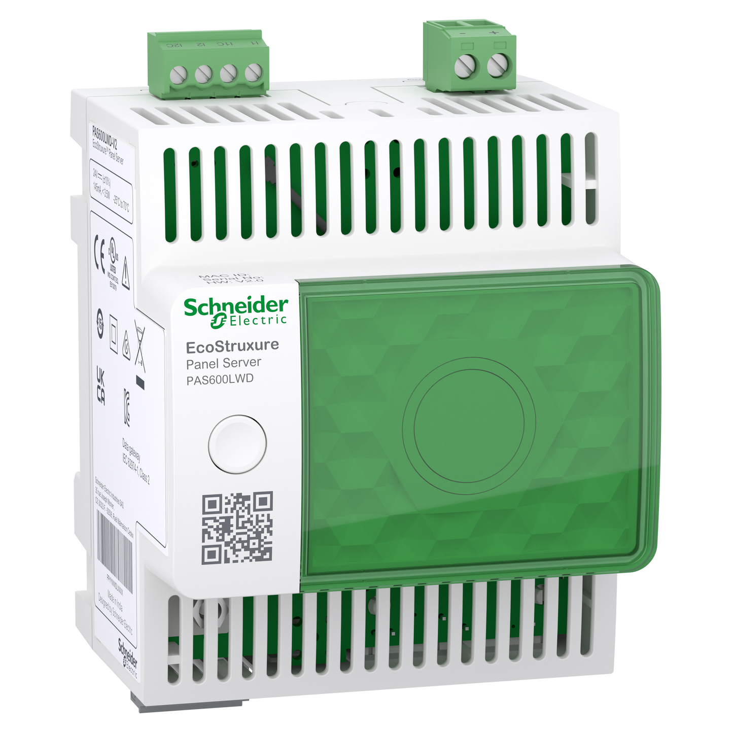 Schneider Electric-PAS600LWDW-W-Panel Server Universel Cablé