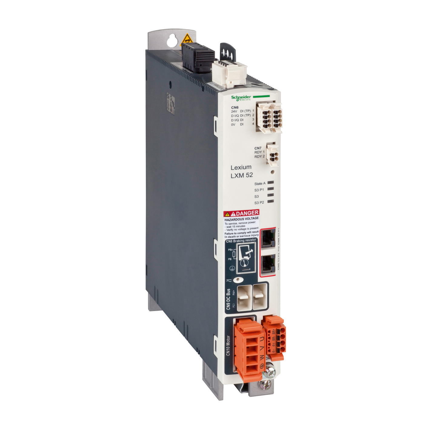 Schneider Electric-LXM52DU60C41000-Lexium 52 - servomoteur axe 6 A - 480V - triphasé