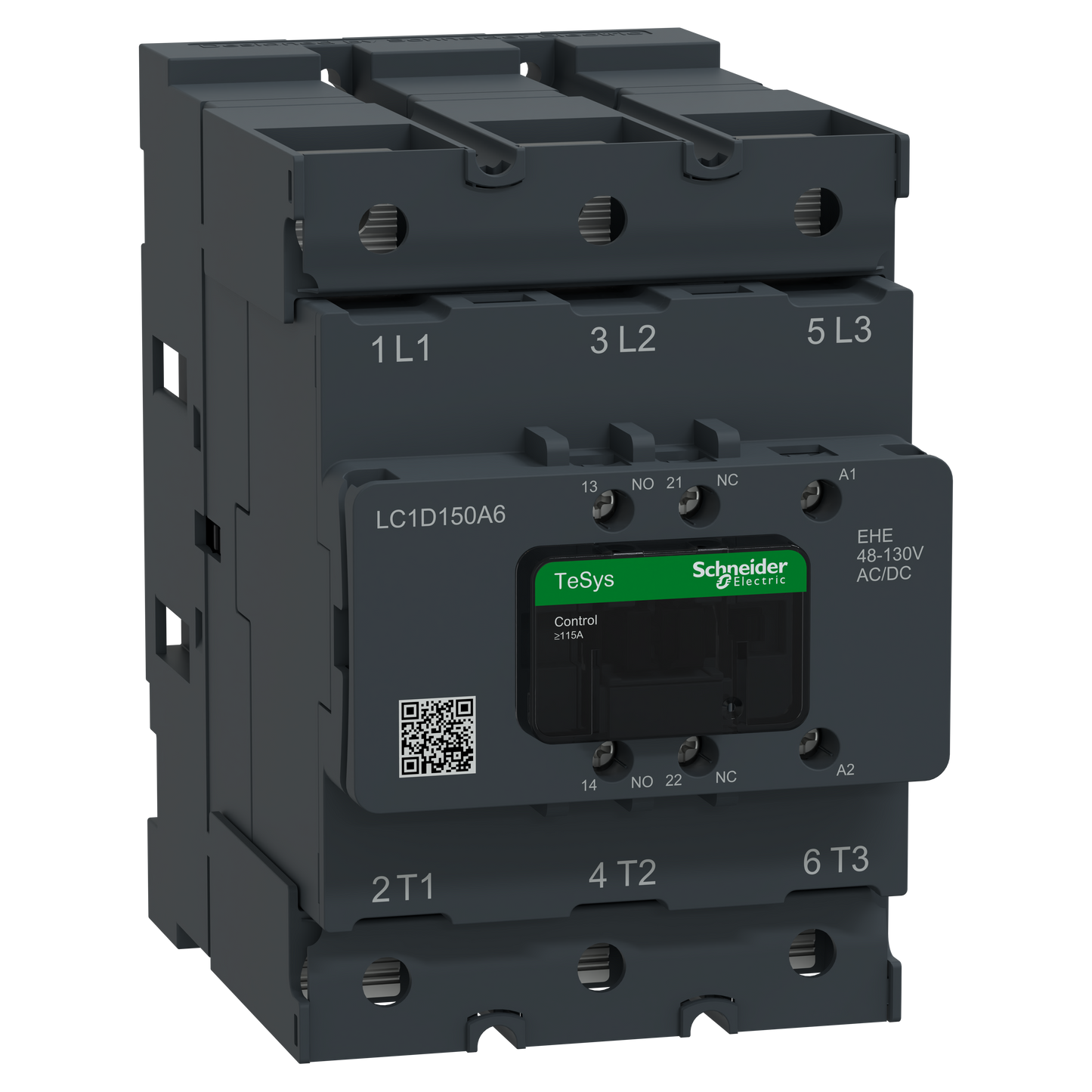 Schneider Electric-LC1D150A6EHE-CTR  150A 3P 48-130 ACDC