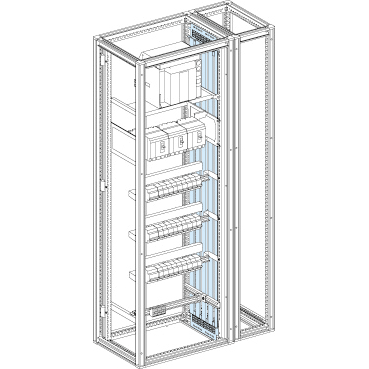 Schneider Electric-LVS06545-PrismaSet HD - cloisonnement latéral forme 2 - P500mm