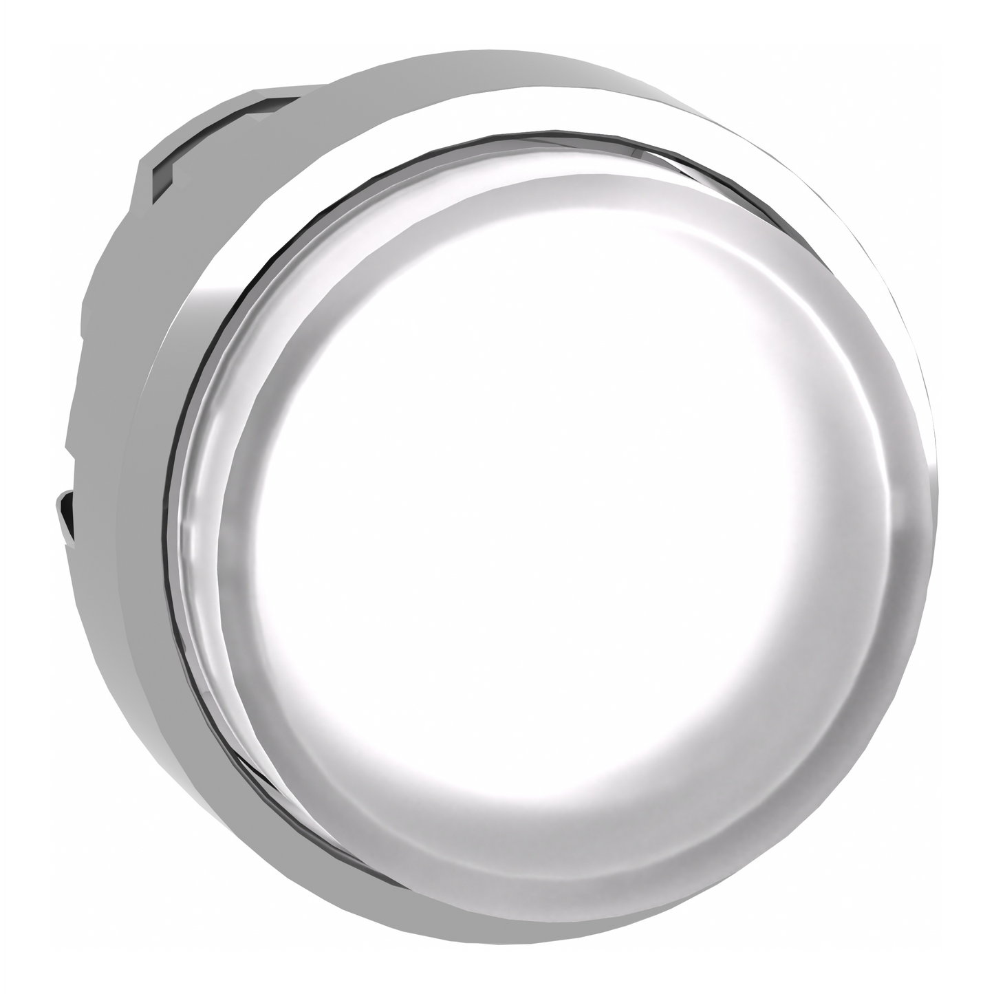 Schneider Electric-ZB4BH13-Harmony XB4 - tête bouton pousser-pousser lumineux - Ø22 - blanc