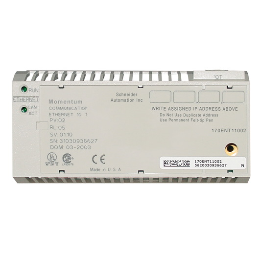 Schneider Electric-170ENT11002-MOMENTUM ETHERNET COMM AD